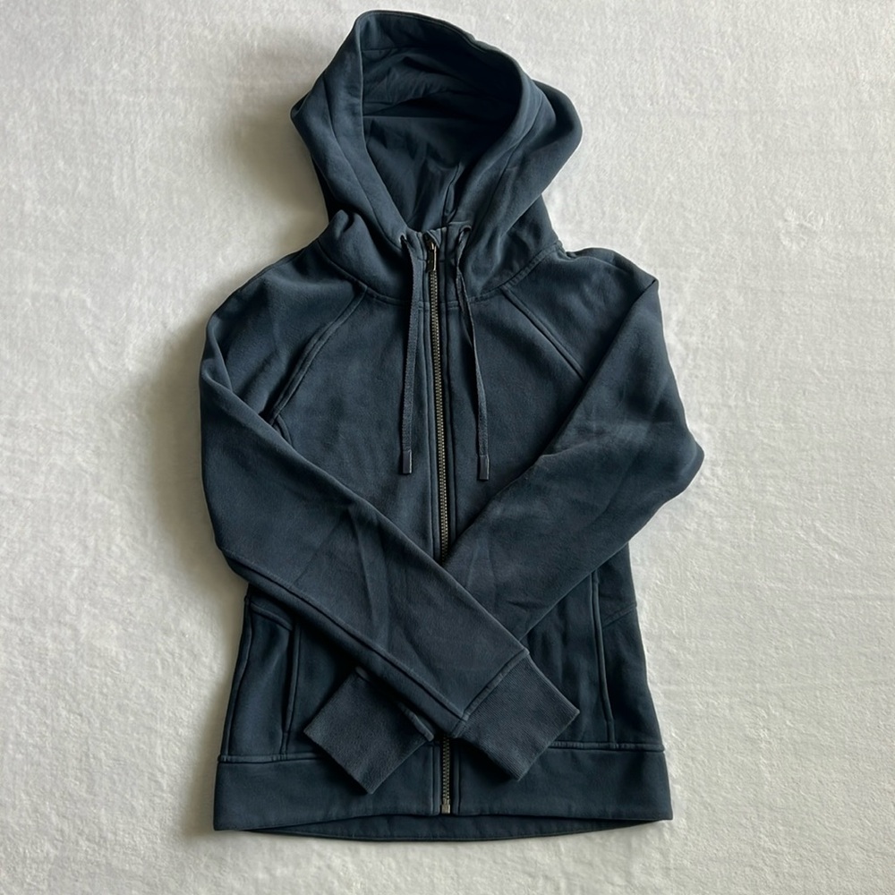 Lululemon Warm For Winter Jacket Hoodie in Mach Blue